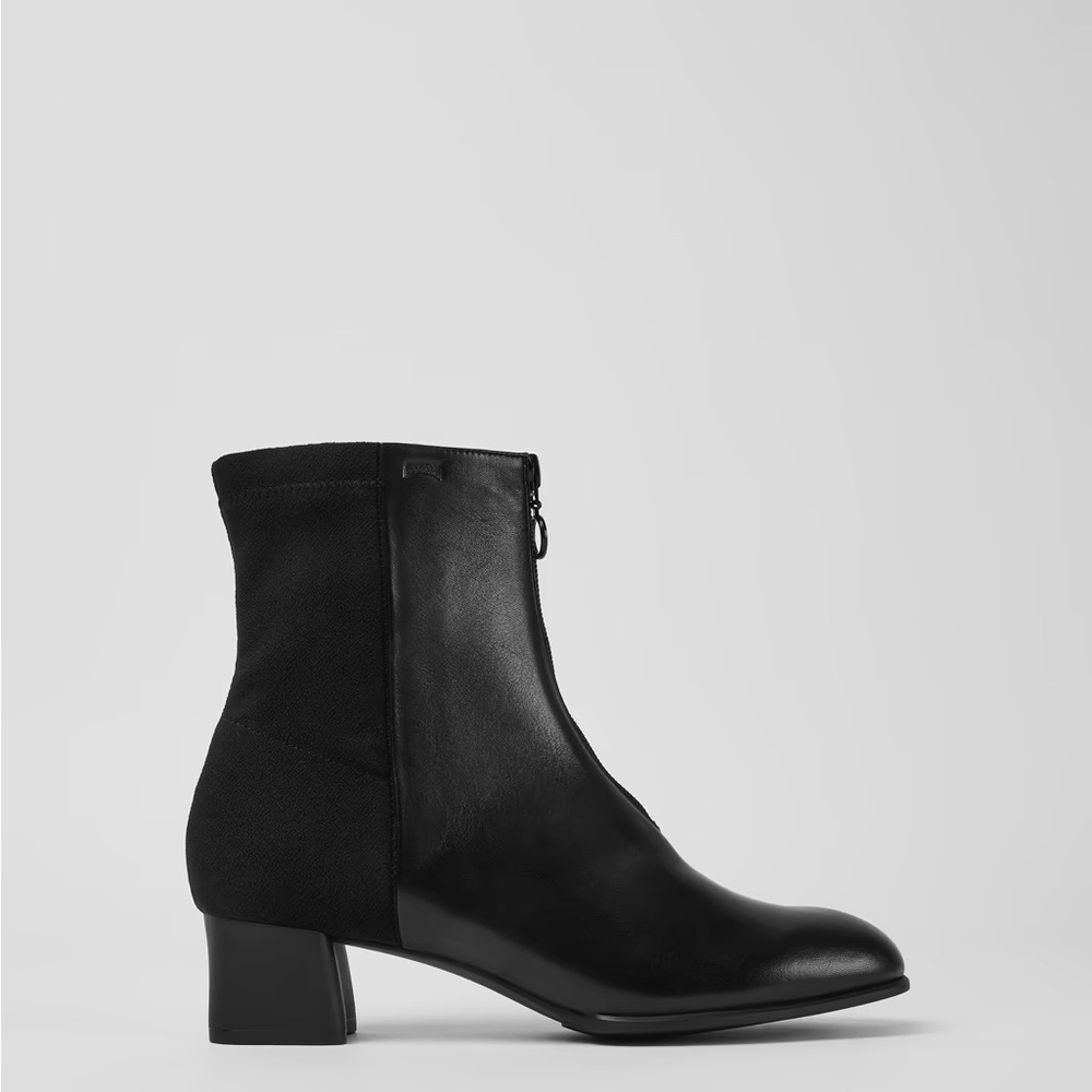 Camper Black Heeled Boots
